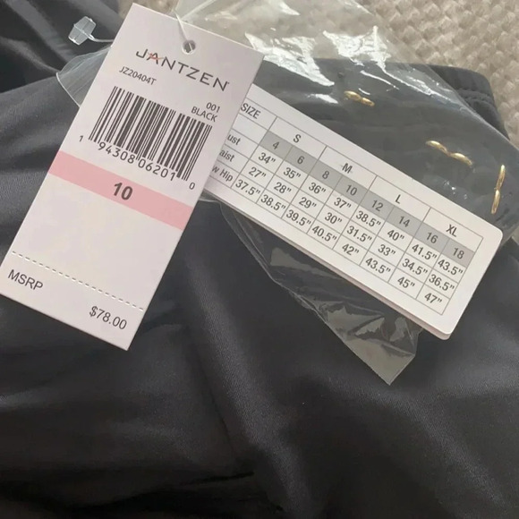 Jantzen Black Tankini and Bottom Swimsuit Size 10 - Picture 15 of 15